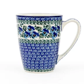Kubek ceramiczny D60 0,65l <br> 2273X Kobaltowe bratki